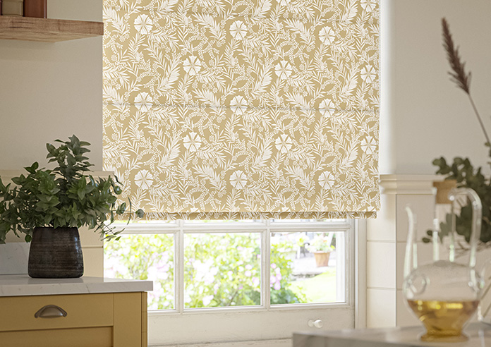 Cadogan, Gold - Motorised Roman Blind - Image 5